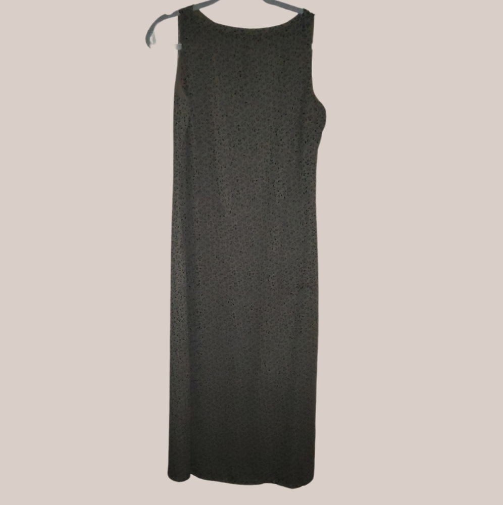 Old Navy Vintage - Olive Green/Blue Maxi Dress